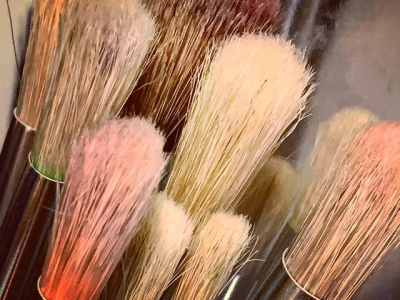 My Brushes Are Made Of Natural Wood And Bristles, They Feel Great To Work With